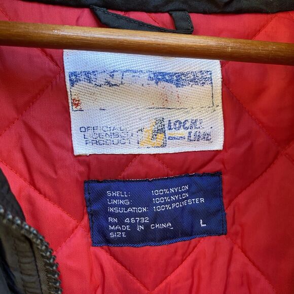 Vintage Atlanta Falcons Puffer Jacket Mens Size Large Locker Line NFL - Picture 8 of 10